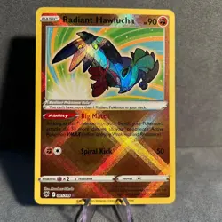 Radiant Hawlucha 081/189 Astral Radiance Pokemon NM - Image 1