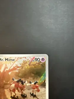 Pokemon TCG Mr. Mime 179/165 Scarlet & Violet 151 Illustration Rare Near Mint - Image 3