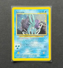 Pokemon TCG Suicune 14/64 Neo Revelation Holo Rare Pokemon LP - Image 2