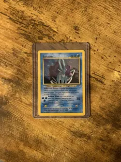 Pokemon Suicune 14/64 Neo Revelation Holo Rare 70 HP English 2001 - Image 3