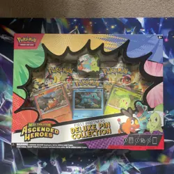 Pokemon TCG Ascended Heroes First Partner Deluxe Pin Collection New SEALED - Image 1