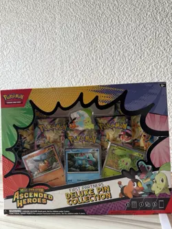 Pokemon TCG Ascended Heroes First Partner Deluxe Pin Collection [NEW SEALED] - Image 1