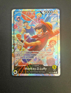 Monkey D Luffy Alternate Art OP15-098 Leader Adventure on Kami's Island - Image 1