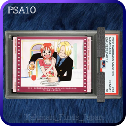 PSA 10 Nami Sanji One Piece Carddass Masters 61 Japanese 2000 - Image 1