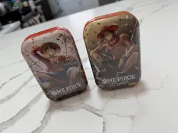 One Piece TCG 2 Mini Tin Pack | Set Vol 2 both artworks | New Sealed English - Image 1