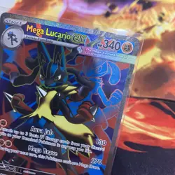 Pokemon TCG Mega Lucario EX 160/132 Ultra Rare Holo NM Mega Evolutions Full Art - Image 3