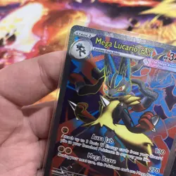 Pokemon TCG Mega Lucario EX 160/132 Ultra Rare Holo NM Mega Evolutions Full Art - Image 4