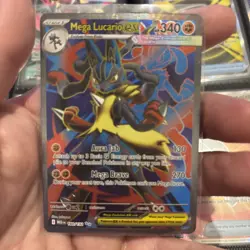 Pokemon TCG Mega Lucario EX 160/132 Ultra Rare Holo NM Mega Evolutions Full Art - Image 1