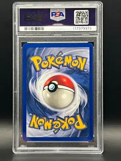 PSA Mint 9-Meowth #10 Holo- 2000 Pokemon Game Boy Black Star Promo with Swirl - Image 4