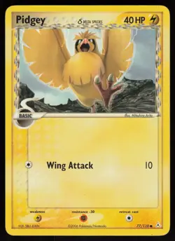 Pidgey (Delta Species) 77/110 Holon Phantoms Mitsuhiro Arita Pokemon TCG Card - Image 1