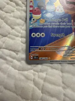 Pokemon Card - Lickitung Temporal Forces 180/162 Holo Illustration Rare - Image 5