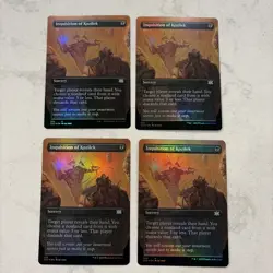 Magic the Gathering MTG Inquisition Of Kozilek Full Art Foils Playset Of 4 Cards - Image 1