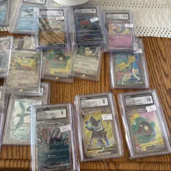 Huge Lot Graded Pokemon Journey Together And Ex Mag Cards Must See - Image 2