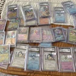 Huge Lot Graded Pokemon Journey Together And Ex Mag Cards Must See - Image 4