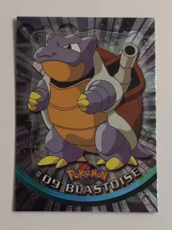 2000 Topps Pokemon TV Animation Series Blastoise #9 Foil Card - Image 1