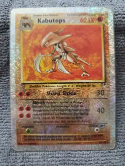 Kabutops - 27/110 - Pokemon Legendary Collection Reverse Holo - heavily damaged - Image 2