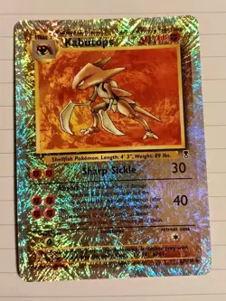 Pokemon TCG Kabutops 27/110 Legendary Collection Rare Reverse Holo WOTC Card LP - Image 1
