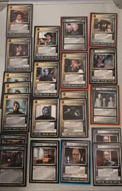 20+ Lot Of Only Holodeck Adventures Star Trek CCG 1E Cards Vintage PICS TNG CCG - Image 1