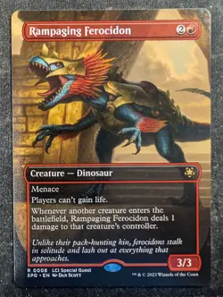 Rampaging Ferocidon - Borderless - MTG: Special Guests (MTG) - Image 1