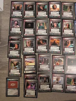 45+ Vintage Card Lot Star Trek CCG 1E DS9 Voyager Hirogen Kazon Holodeck Rares! - Image 3