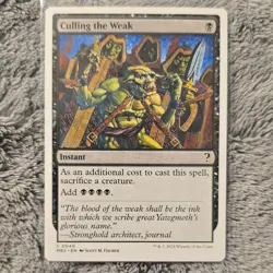 Culling the Weak (White Border) Mystery Booster 2 Regular Near Mint - Image 1