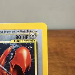 Scizor 10/75 1st Edition | Neo Discovery | Holo Pokemon Card NM Swirl - Image 3