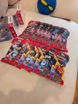 Pokemon TCG Scarlet & Violet-Destined Rivals Booster Pack Lot Of 20 Packs Sealed - Image 1