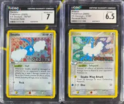 SEQUENTIAL CGC 7 SWABLU 79 CGC 6.5 ALTARIA 1 DEOXYS REVERSE HOLO POKEMON - Image 1