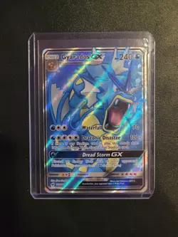 Pokemon TCG Gyarados GX (Full Art) 101/111 - SM - Crimson Invasion NM - Image 1