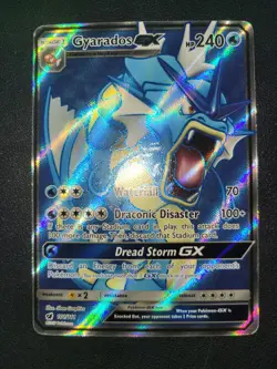Pokemon TCG Gyarados GX (Full Art) 101/111 - SM - Crimson Invasion NM - Image 2