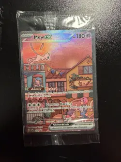 Pokemon TCG Mew Ex #53 Promo Holo 151 Sealed - Image 1