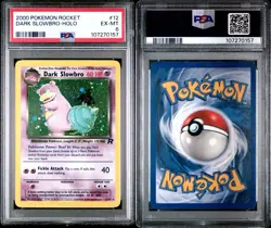 POKEMON Team Rocket Dark Slowbro Holo Rare 12/82 PSA 6 - Image 1