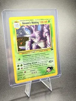 Giovanni's Nidoking Gym Challenge Holo Rare Unlimited 7/132 120 HP Pokemon TCG - Image 1