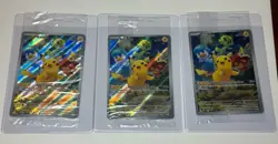 LOT OF 3! Pokemon SVP EN-SV Black Star Promo Pikachu #27 Paldea Evolved NM - Image 1