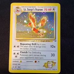 Lt. Surge's Fearow - (NM) Gym Heroes Holo 7/132 2000 English Pokemon TCG - Image 1