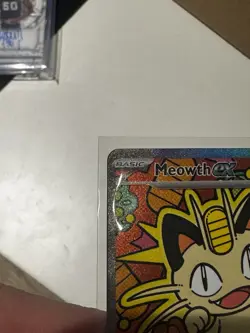 Meowth ex SIR Special Illustration Rare 121/088 Pokemon Perfect Order NM - Image 4