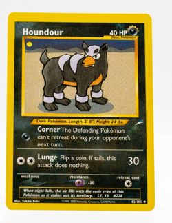 Houndour Pokemon Neo Destiny 43/105 Non-Holo Near Mint - Image 1