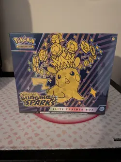 Pokemon TCG: Surging Sparks Elite Trainer Box ETB SV08 - Case Included! - Image 2