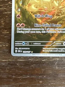 2023 Pokemon OBF EN #199/197 Ninetales Illustration Rare NM-MT/+ - Image 2