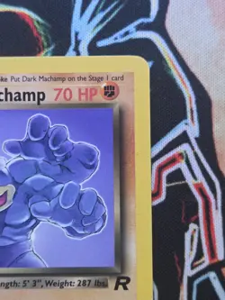 Pokemon TCG Dark Machamp 27/82 Team Rocket Non Holo Rare Unlimited Vintage 2000 - Image 4