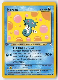 Pokemon - Horsea #062/111 - Neo Genesis 1st Edition - Image 1