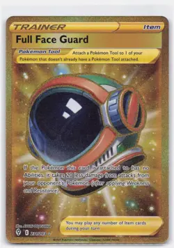 FULL FACE GUARD 231/203 SECRET RARE EVOLVING SKIES POKEMON NEAR MINT - Image 2