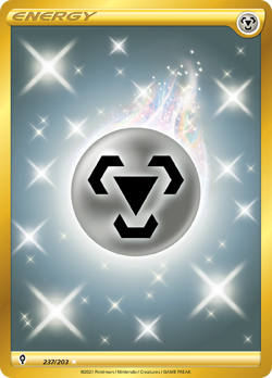 METAL ENERGY 237/203 SECRET RARE EVOLVING SKIES POKEMON NEAR MINT - Image 1