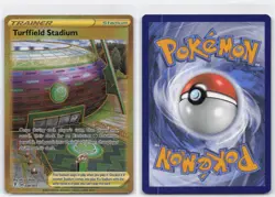 TURFFIELD STADIUM 234/203 SECRET RARE EVOLVING SKIES POKEMON NEAR MINT - Image 4