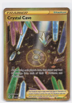 CRYSTAL CAVE 230/203 SECRET RARE EVOLVING SKIES POKEMON NEAR MINT - Image 2