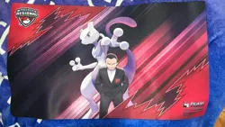 NEVER USED Pokemon Regionals Playmat Mewtwo Giovanni Play! Pokemon TCG - Image 1