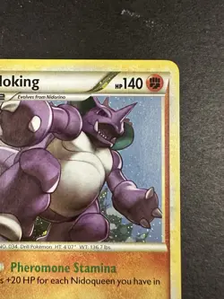 Pokemon Nidoking Holo Rare Triumphant 6/102 NM/LP - Image 4