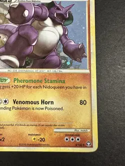 Pokemon Nidoking Holo Rare Triumphant 6/102 NM/LP - Image 5