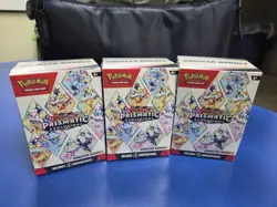 Pokemon - Prismatic Evolutions Sealed Booster Bundle Lot of 3 - Image 1