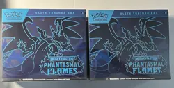 Pokemon Mega Evolutions Phantasmal Flames Elite Trainer Box ETB Sealed LOT OF 2 - Image 1